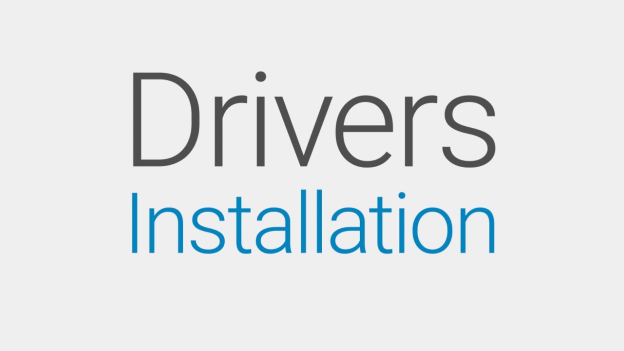 How to Install Drivers