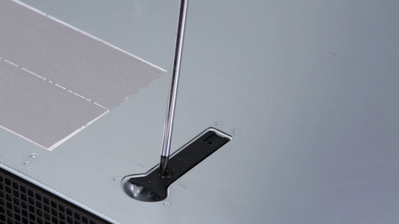 Remplacement du panneau de configuration de la circulation d’air inverse sur PowerEdge XR12