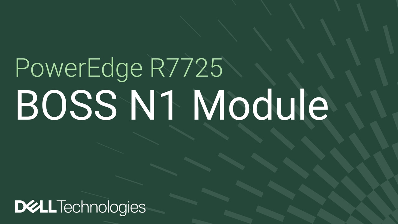 Come sostituire il modulo BOSS N1 su PowerEdge R7725
