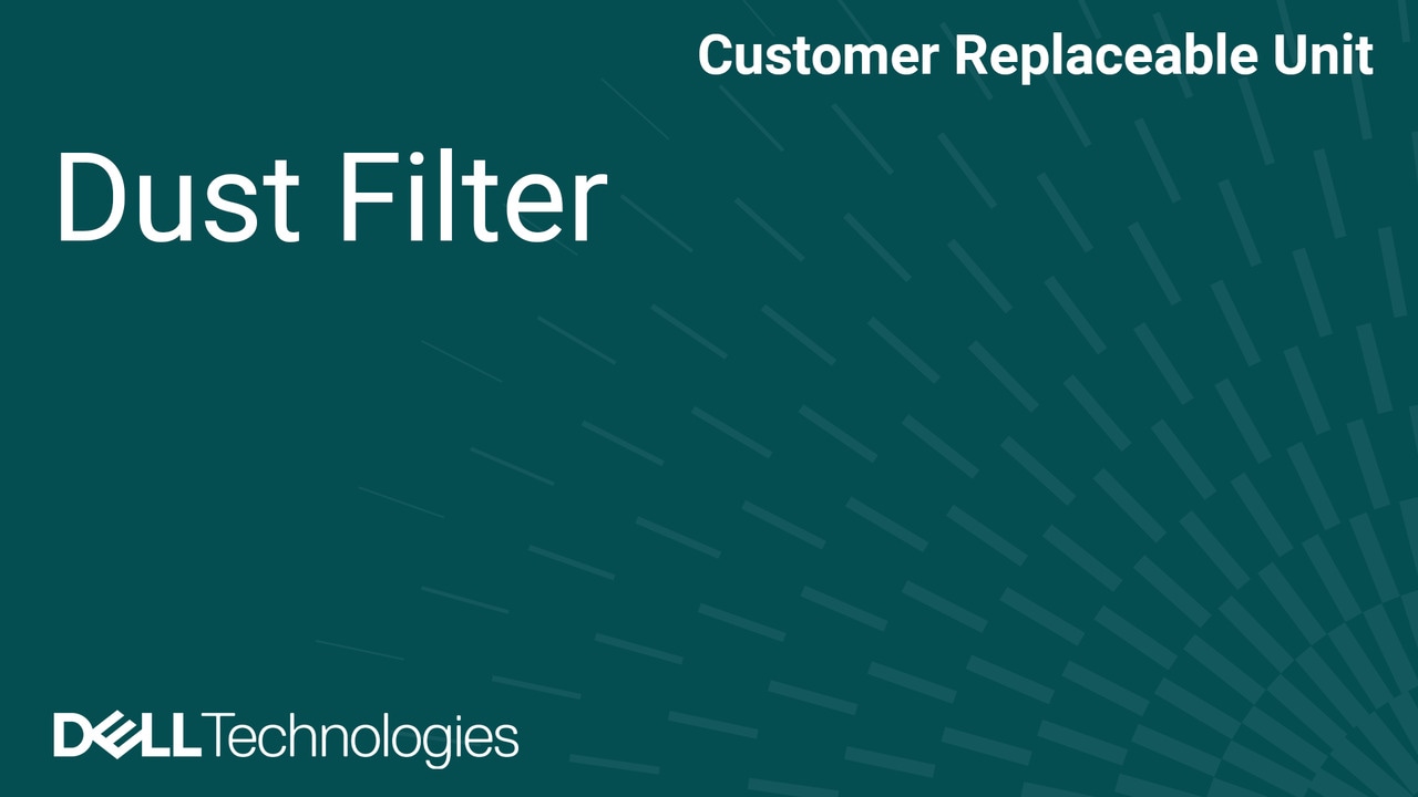 How to Replace Dust Filter in Dell Pro Precision 7 T1 PW7T1260