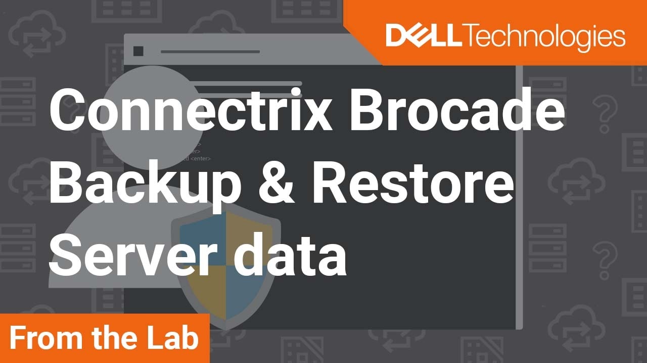 How to backup and restore SANnav server data on Connectrix Brocade B-Series