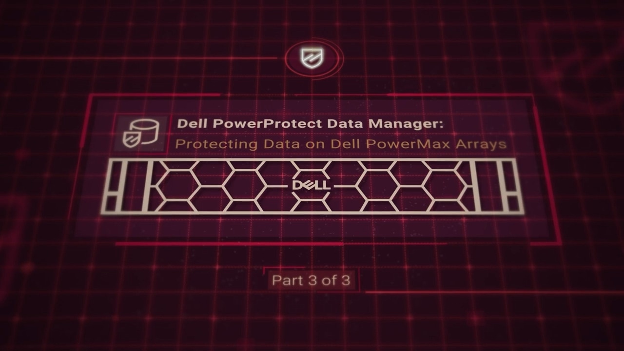 Protect Data on PowerMax array using Data Manager - Part III