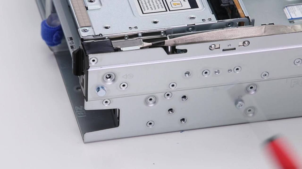 Retrait et installation du panneau de configuration de la circulation d’air inverse dans PowerEdge XR12