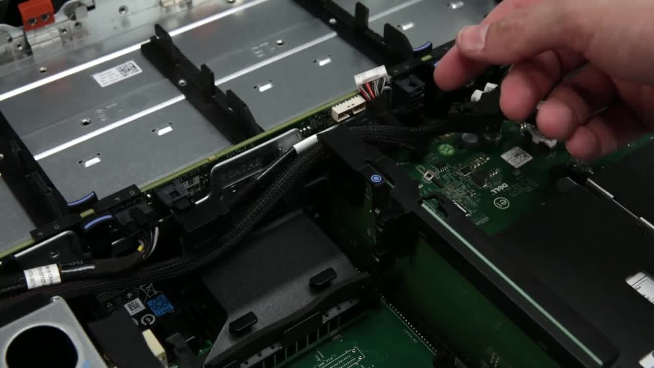 How to replace Midboard Hard Drive Backplane for PowerEdge R730xd