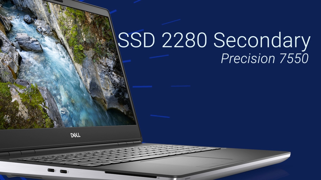 De SSD 2280 Secondary vervangen op Precision 7550