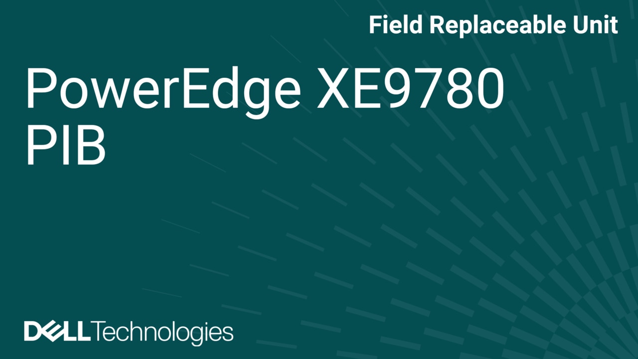 How to Replace PIB in XE9780