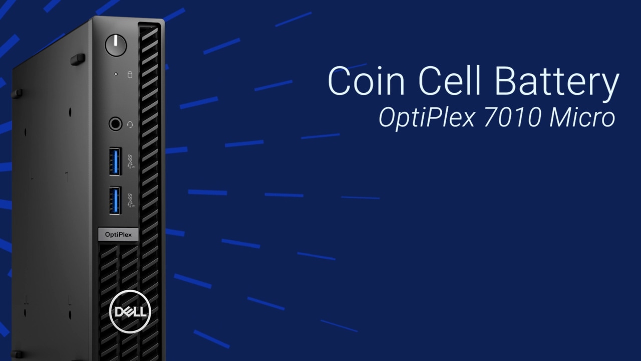 How to replace the Coin Cell Battery on OptiPlex 7010 Micro