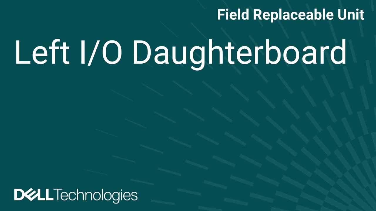 How to Replace the Left IO Board on a XPS DA14260