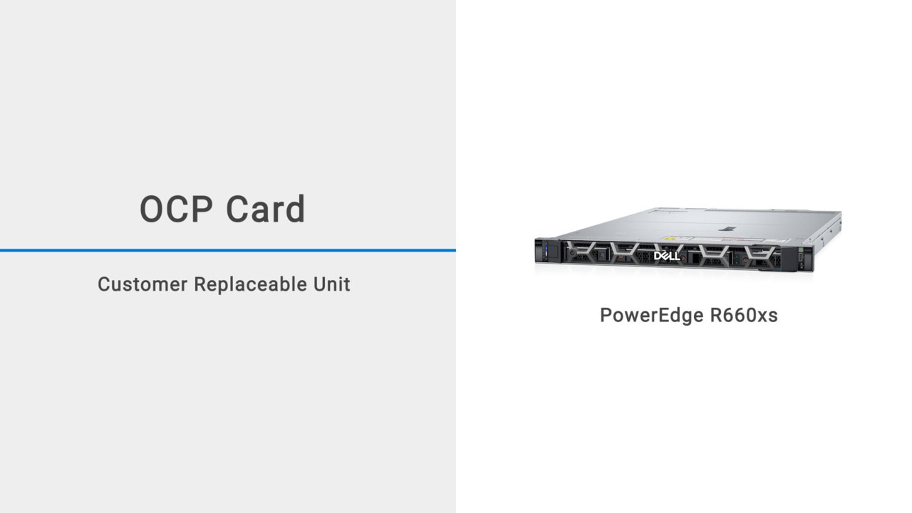 How to Replace OCP for PowerEdge R660xs