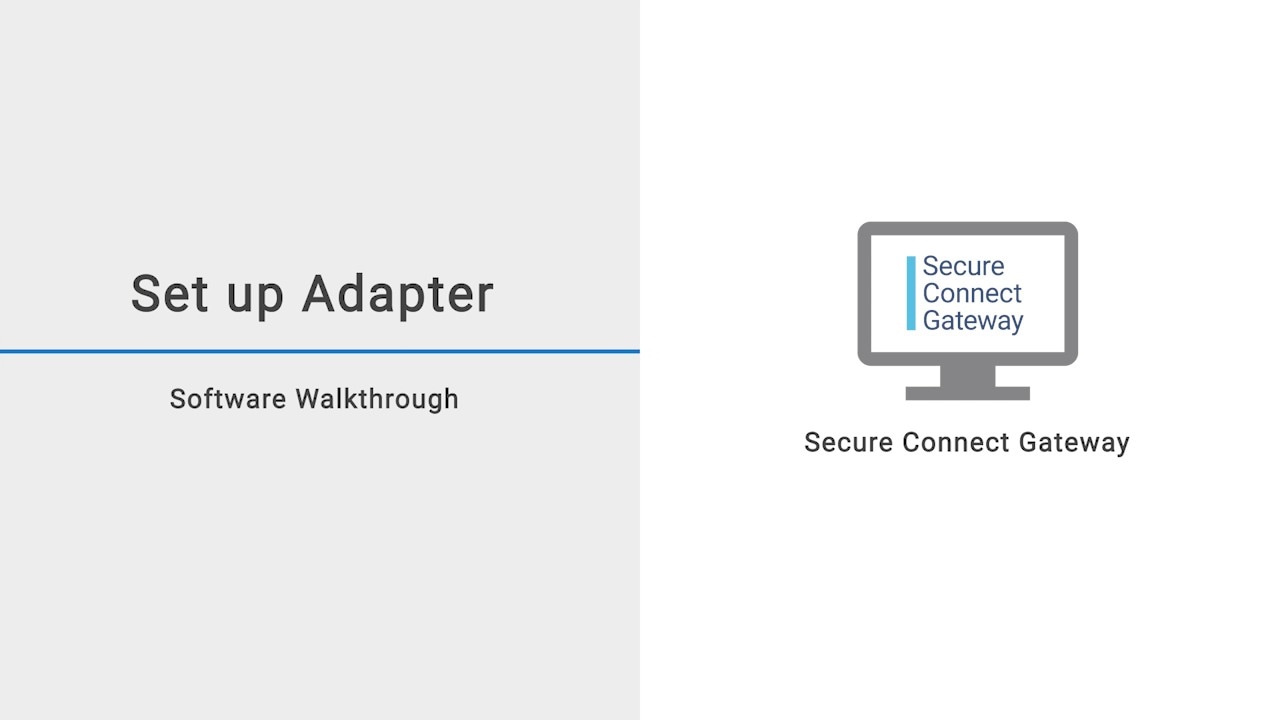 Set up adapter to inventory devices managed by systems management console to Secure Connect Gateway