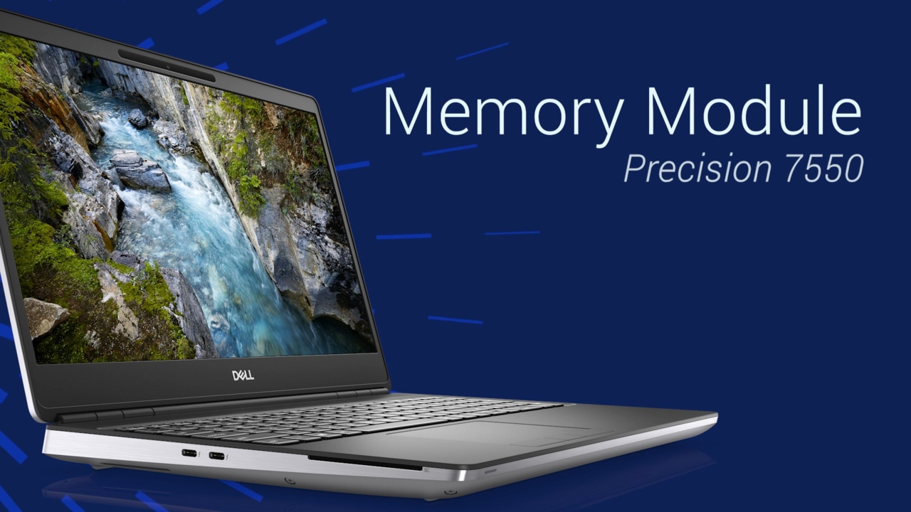 How to Replace the Memory Module Primary on Precision 7550