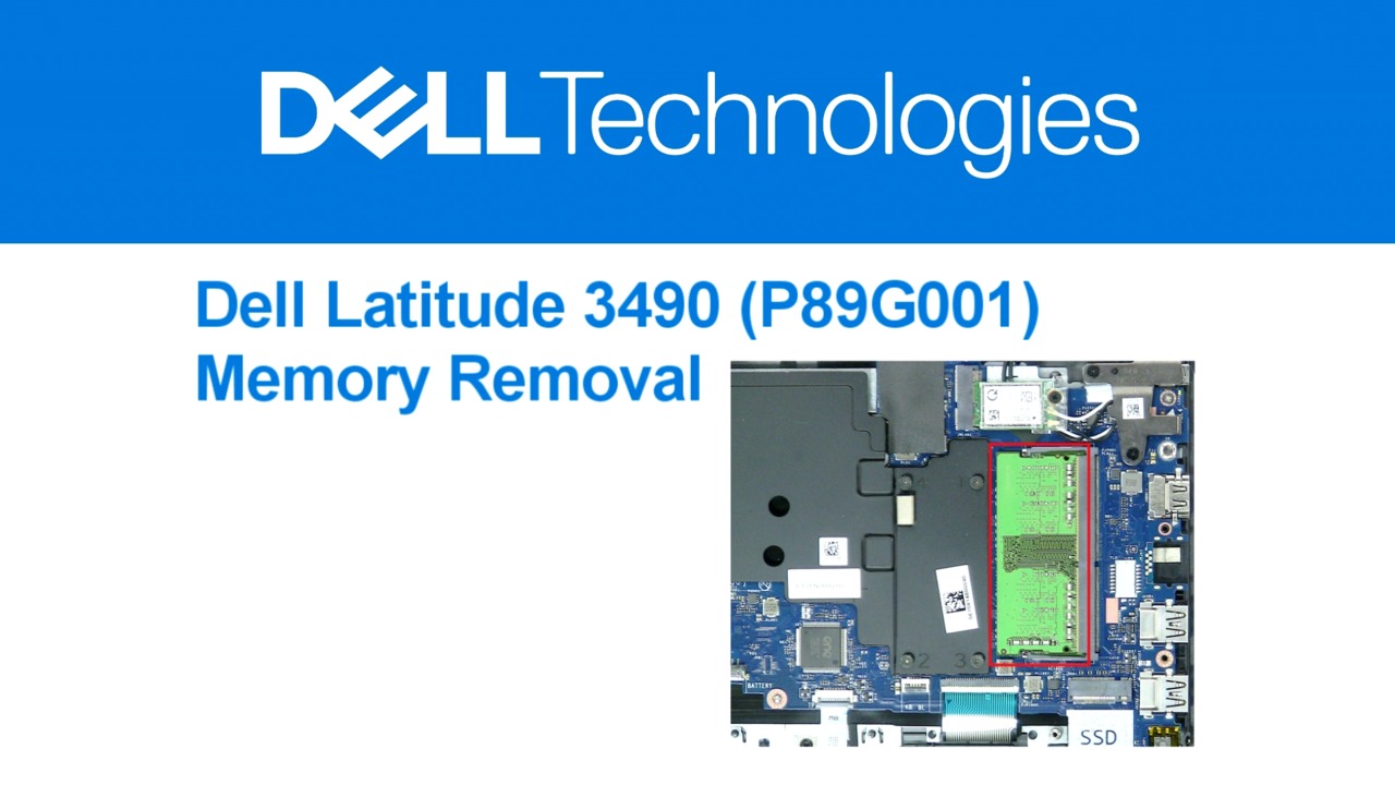 How to replace the Memory in your Dell LATITUDE 3490