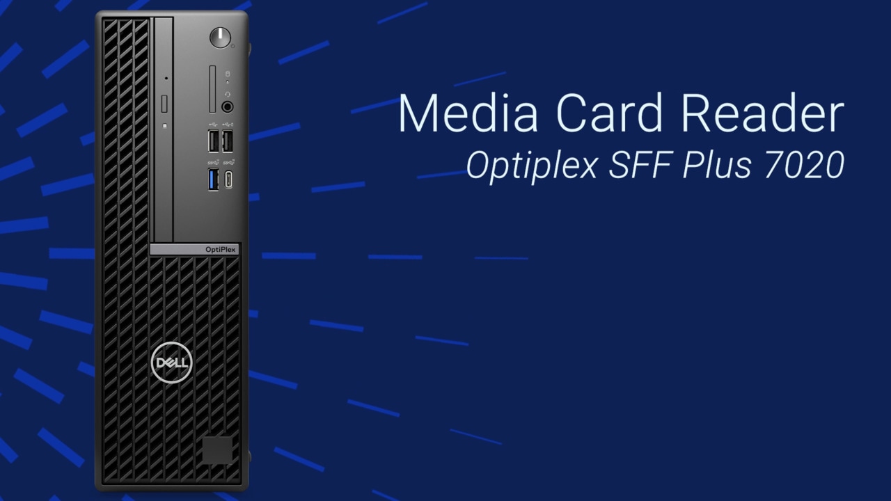 How to Replace the Media Card Reader on OptiPlex SFF Plus 7020