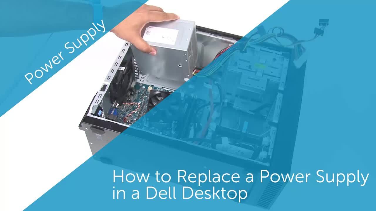 How to Replace a Power Supply in Dell Desktop