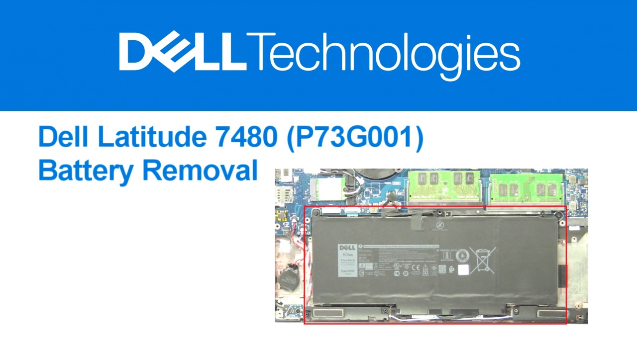 How to Replace the Battery on Latitude 7480