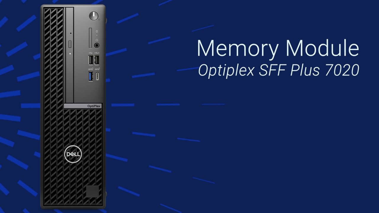How to Replace the Memory Module on OptiPlex SFF Plus 7020
