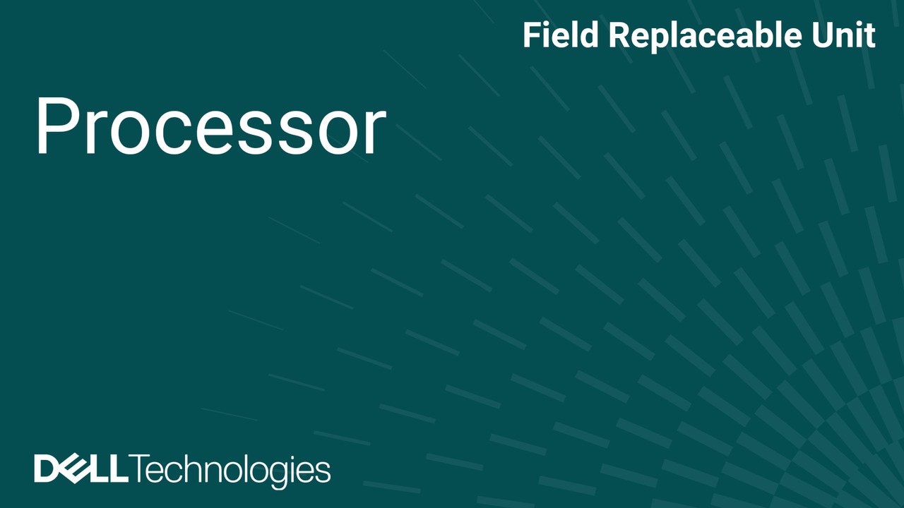 How to Replace Processor in Dell Pro Precision 7 T1 PW7T1260