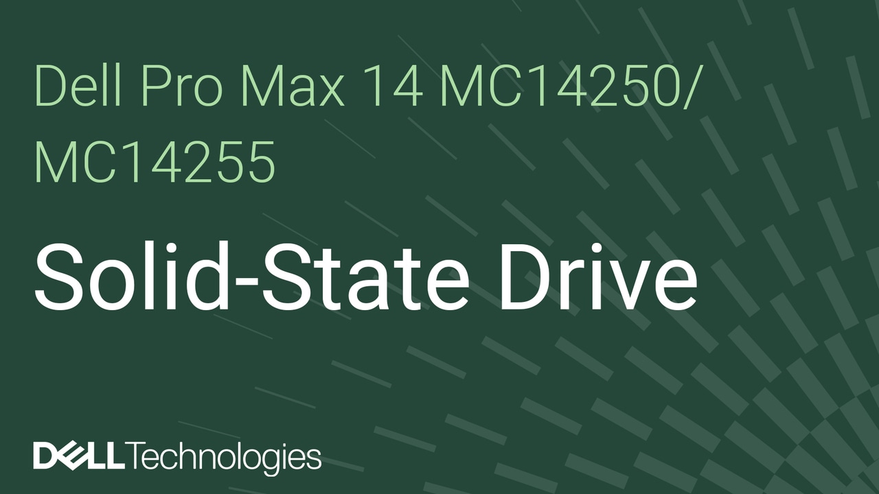 How to replace the M.2 2230 or M.2 2280 solid state drive (SSD) on Dell Pro Max 14 MC14250/Dell Pro Max 14 MC14255