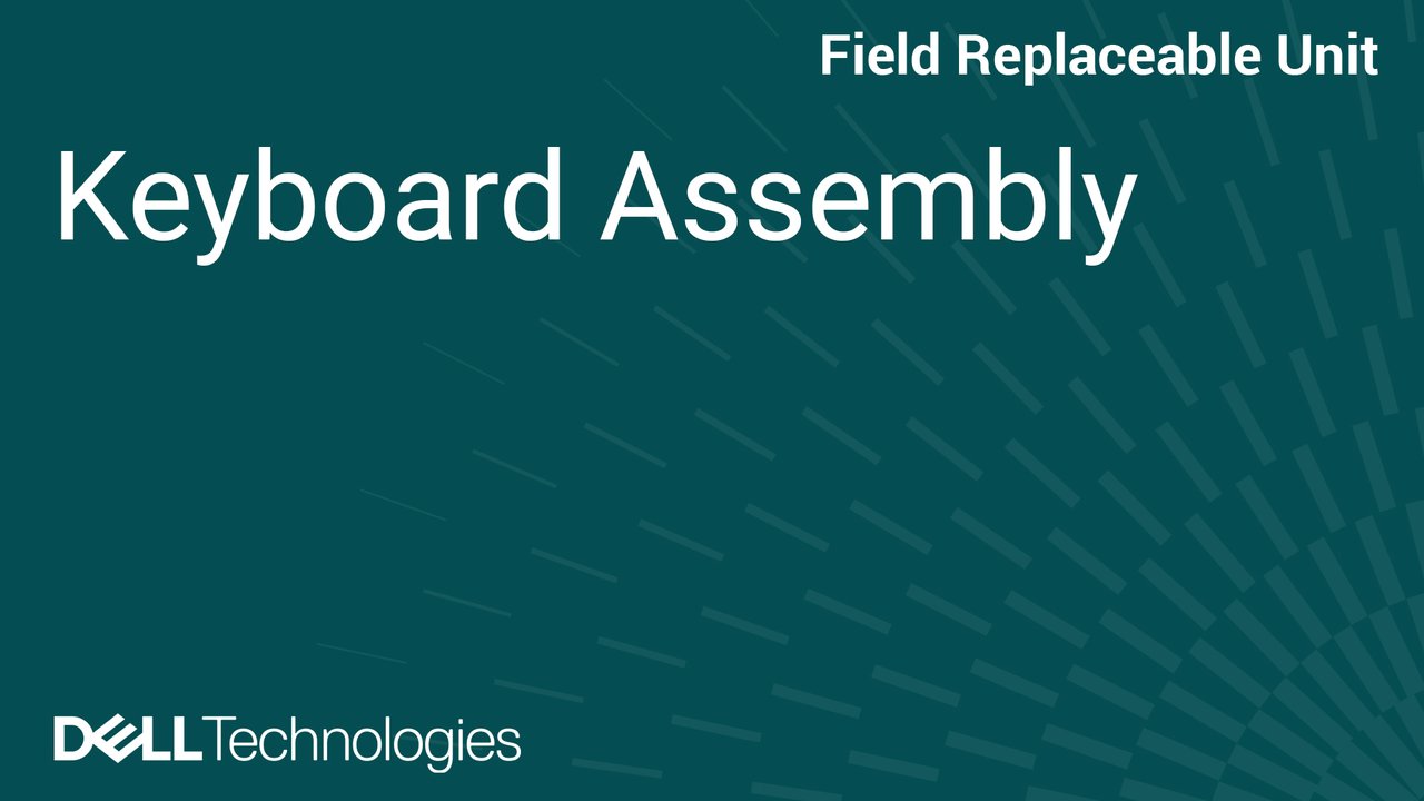 How to Replace the Keyboard Assembly in Dell Pro Premium PA14260