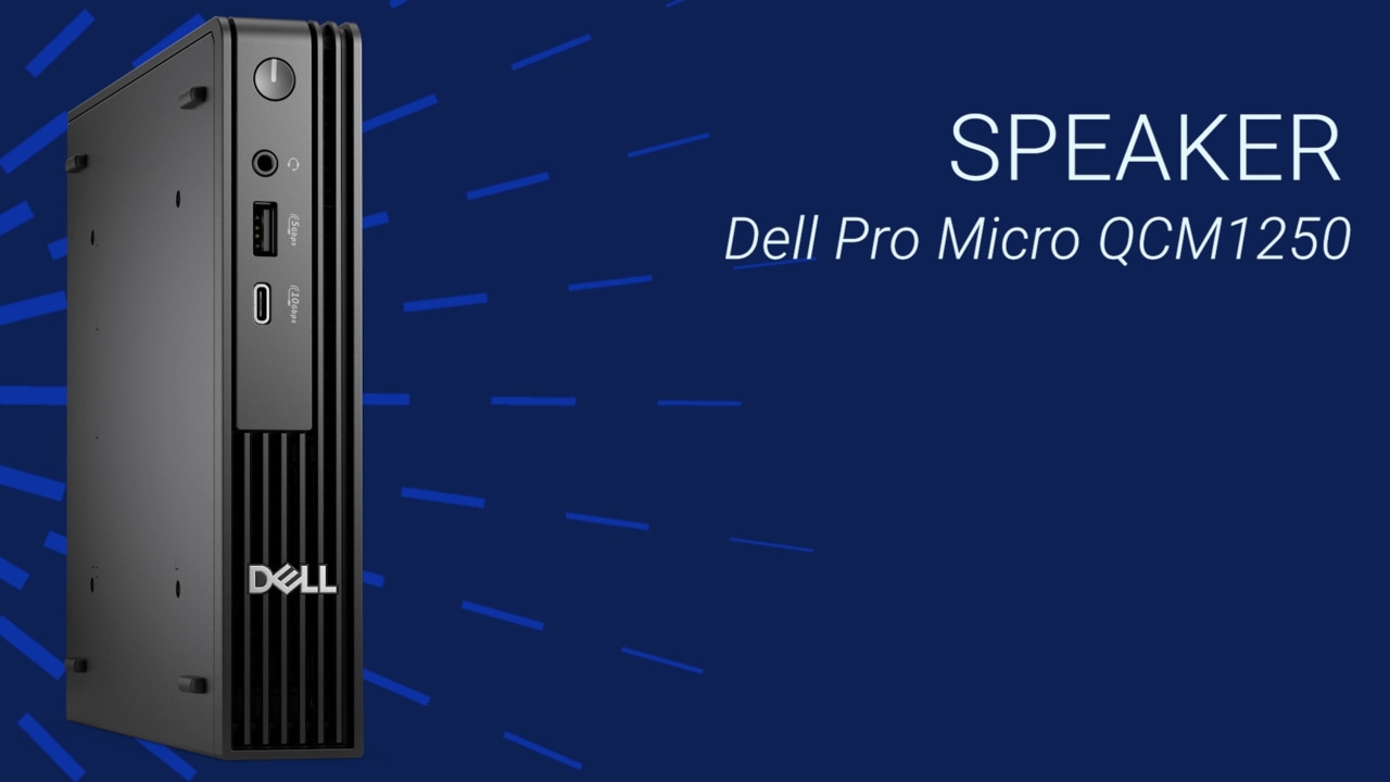 How to Replace the Speaker on Dell Pro Micro QCM1250c