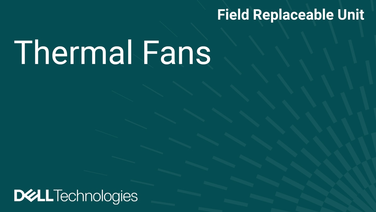 How to Replace the Thermal fans in XPS 16 DA16260