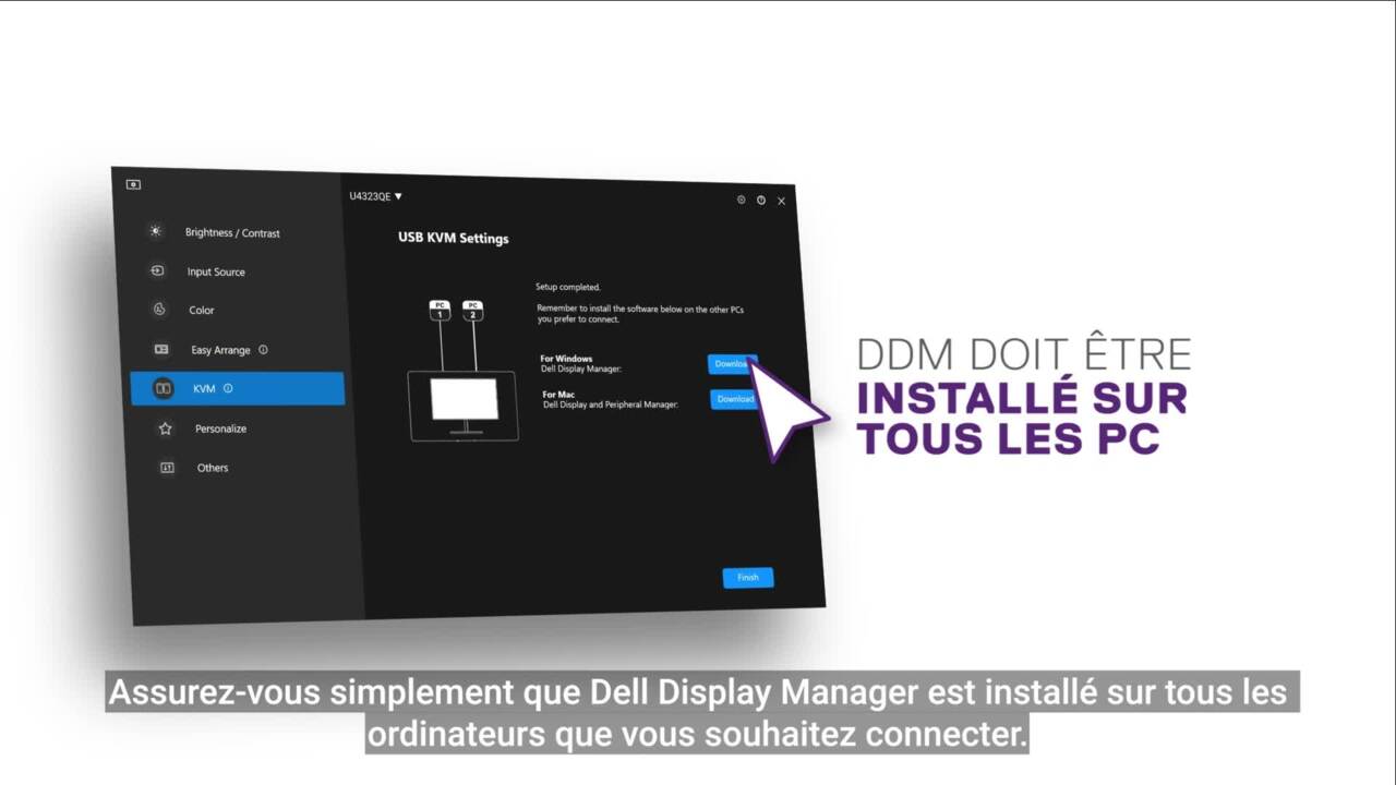Didacticiel sur Dell Display Manager 2.1