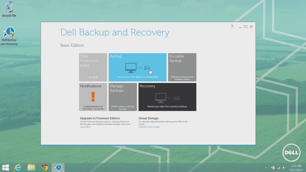 How to Backup Data with Dell Backup and Recovery