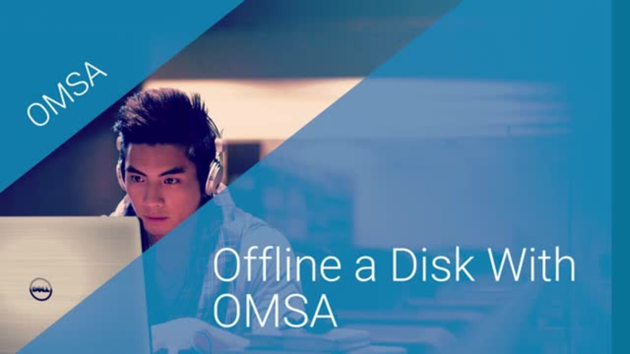 How To Use Offline a Disk With OpenManage Server Administrator