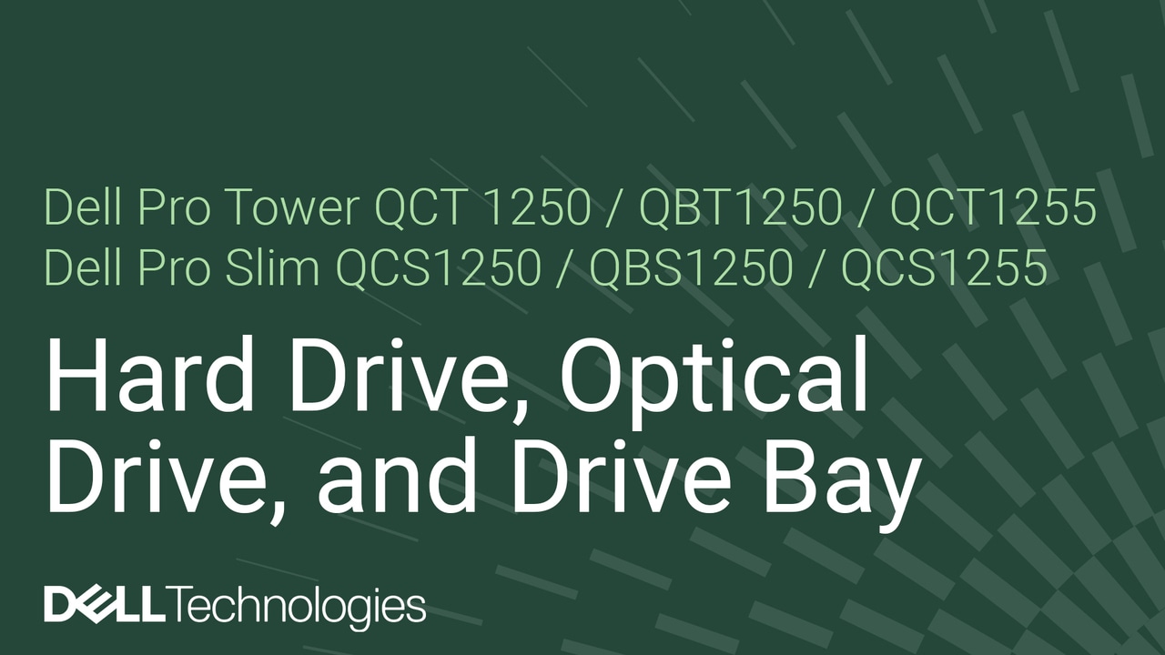 Anleitung zum Installieren der Festplatte, des optischen Laufwerks und des Laufwerkschachts