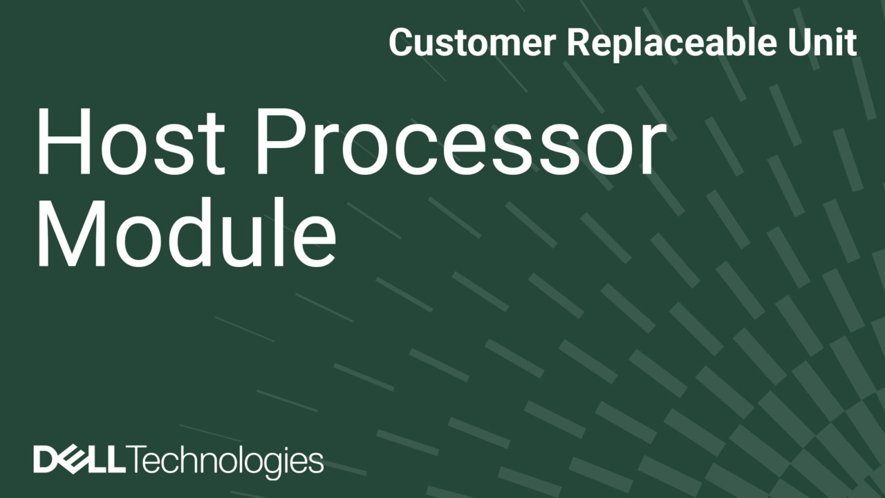 How to Replace the host processor module in a PowerEdge R670