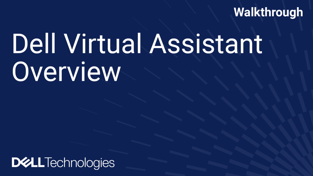 新しいDell Virtual Assistantの概要