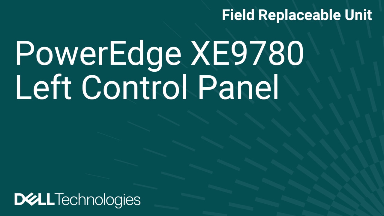 How to Replace Left control panel in XE9780