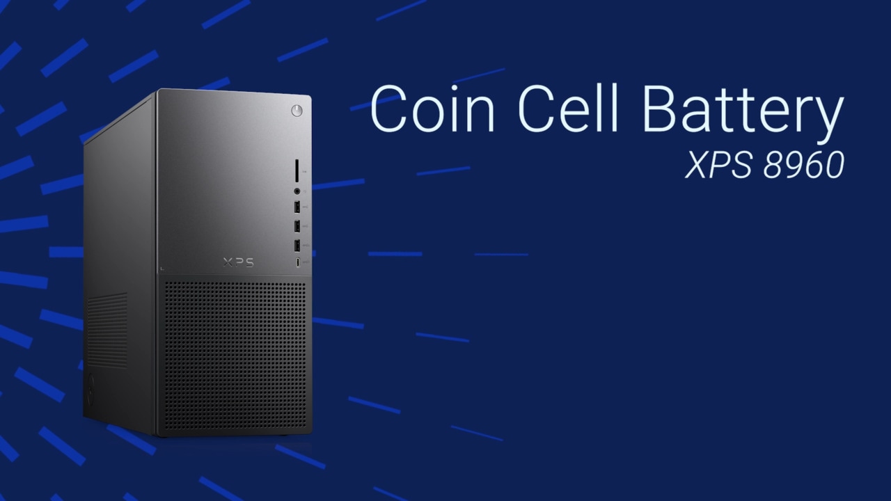 Como substituir a bateria de célula tipo moeda no XPS 8960