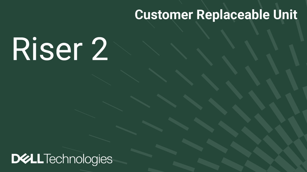 Remplacement de la carte de montage 2 sur un système PowerEdge R670