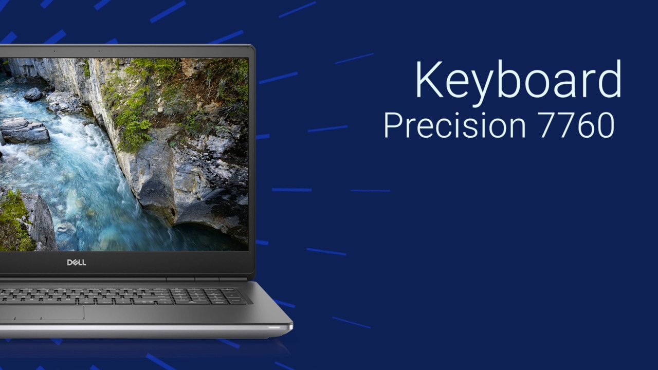 Anleitung zum Austauschen der Tastatur beim Precision 7760