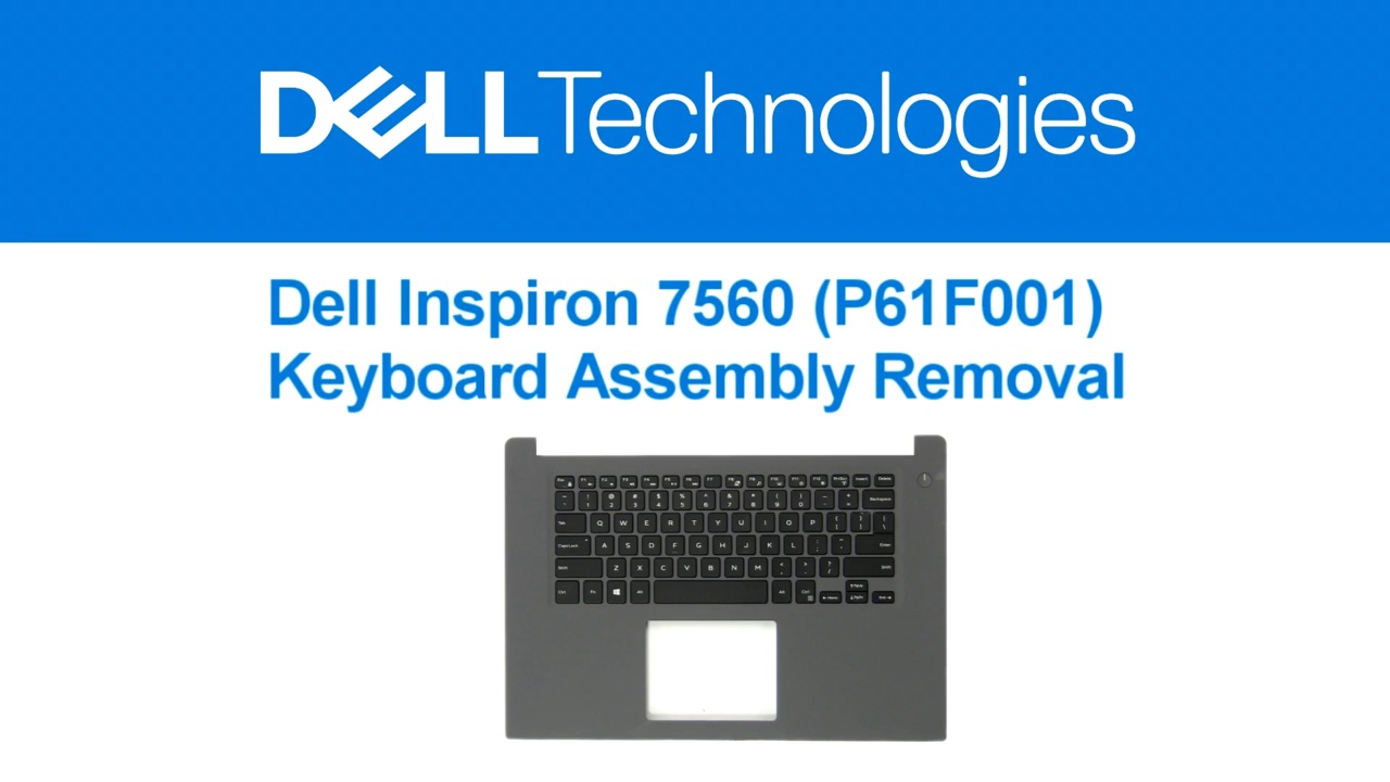 How to Remove an Inspiron 7560 Keyboard