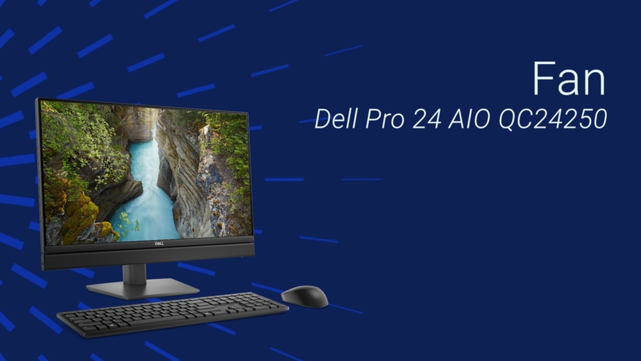 Comment remplacer le ventilateur sur Dell Pro 24 AIO QC24250
