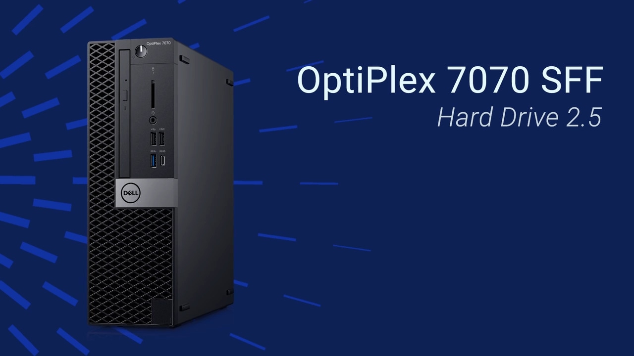 How to Replace the Hard Drive 2.5 on Optiplex 7070 SFF