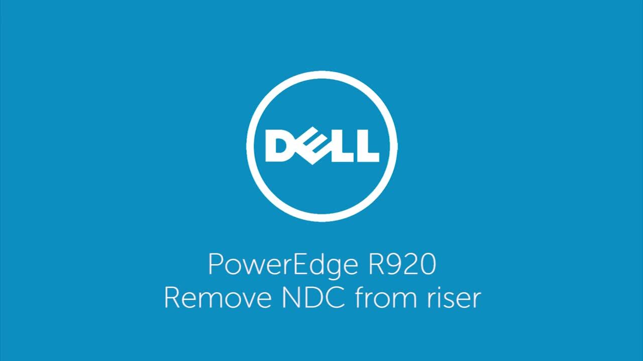 How to Remove Network Daughter Card for PowerEdge R920