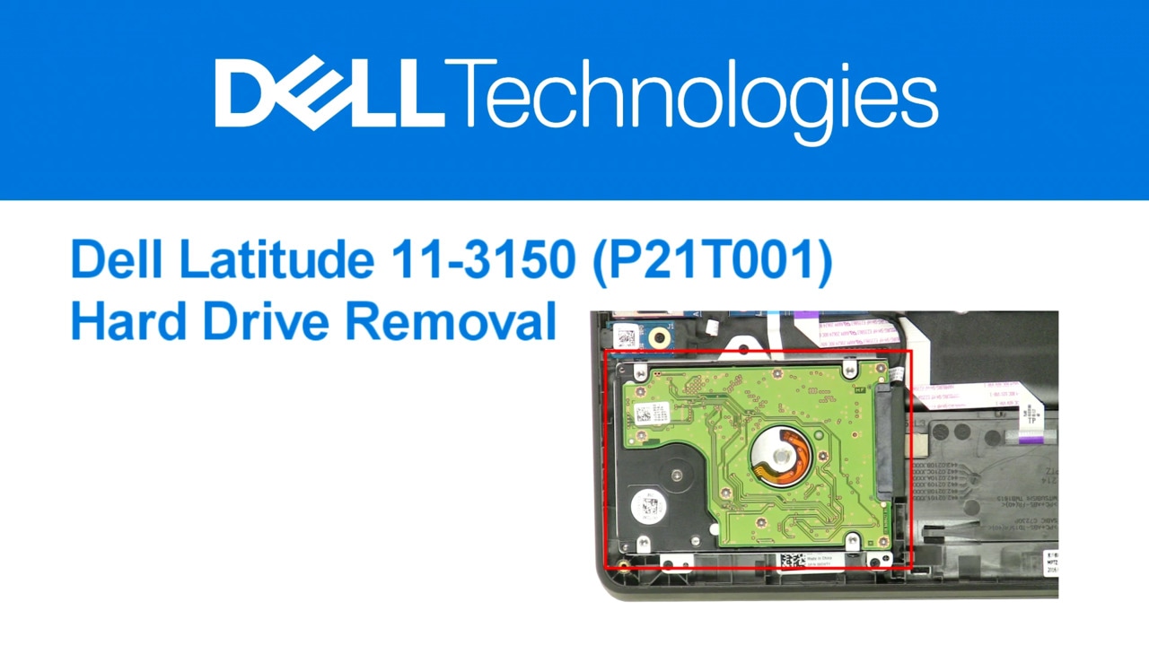 How to replace the Hard Drive for Dell Latitude 3150