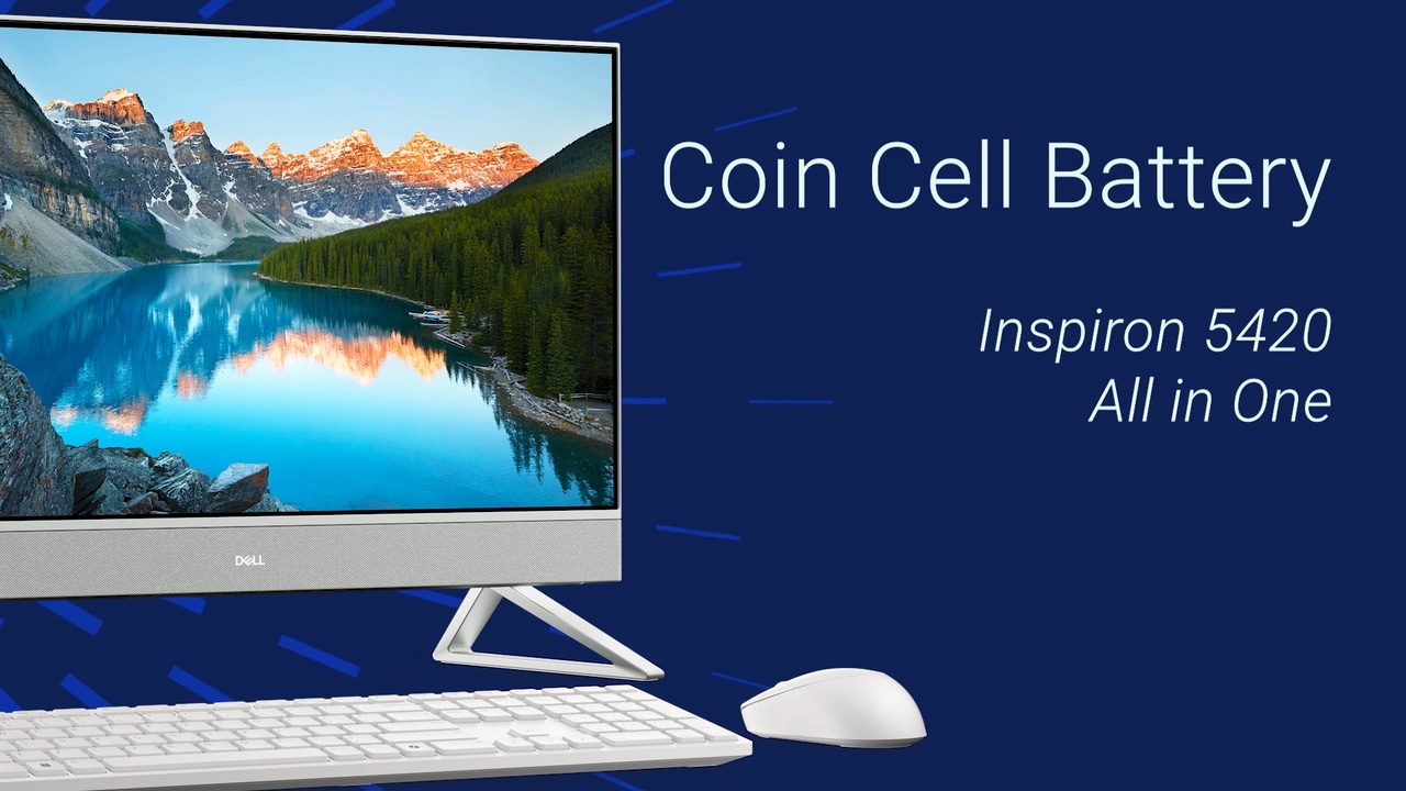 How to replace the Coin Cell Battery on Inspiron 5420 AIO