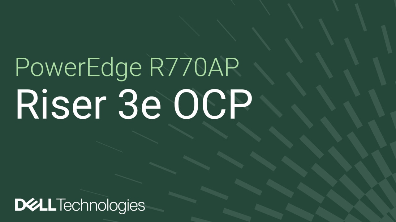 How to replace the riser 3 OCP on a PowerEdge R770AP