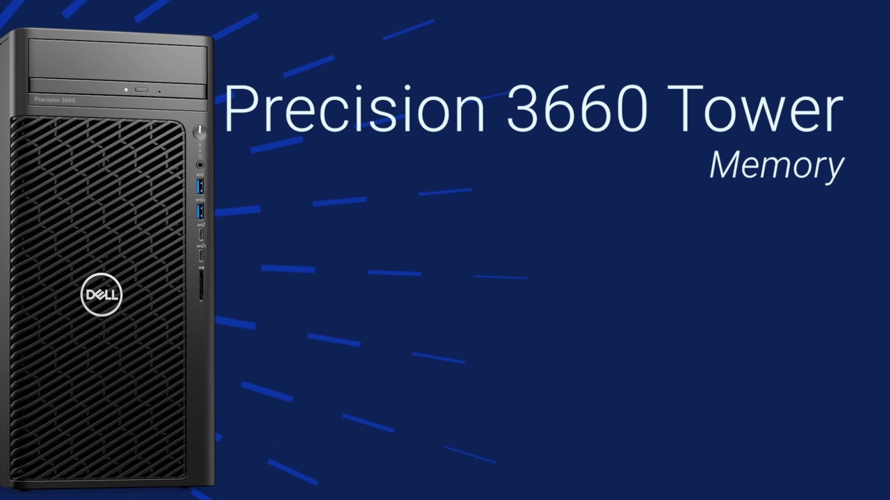 Anleitung zum Austauschen des Arbeitsspeichers beim Precision 3660 Tower