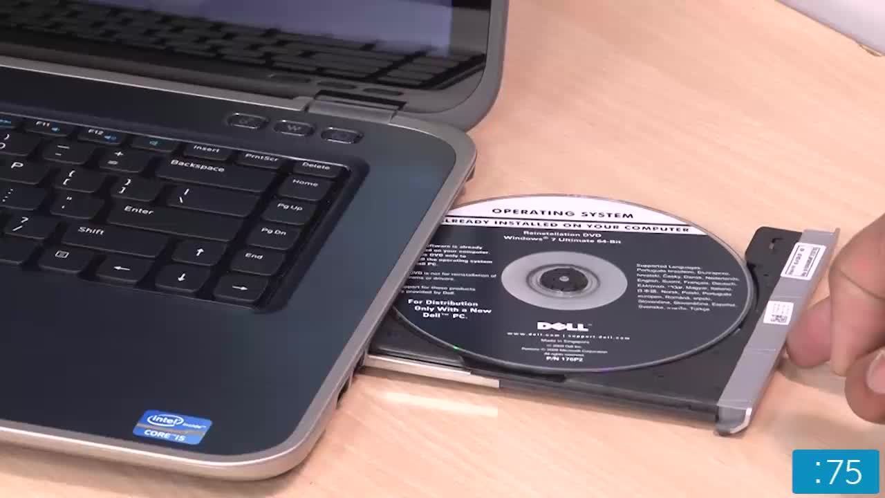 How to install Windows 7 from a disk for My Dell in 99 seconds