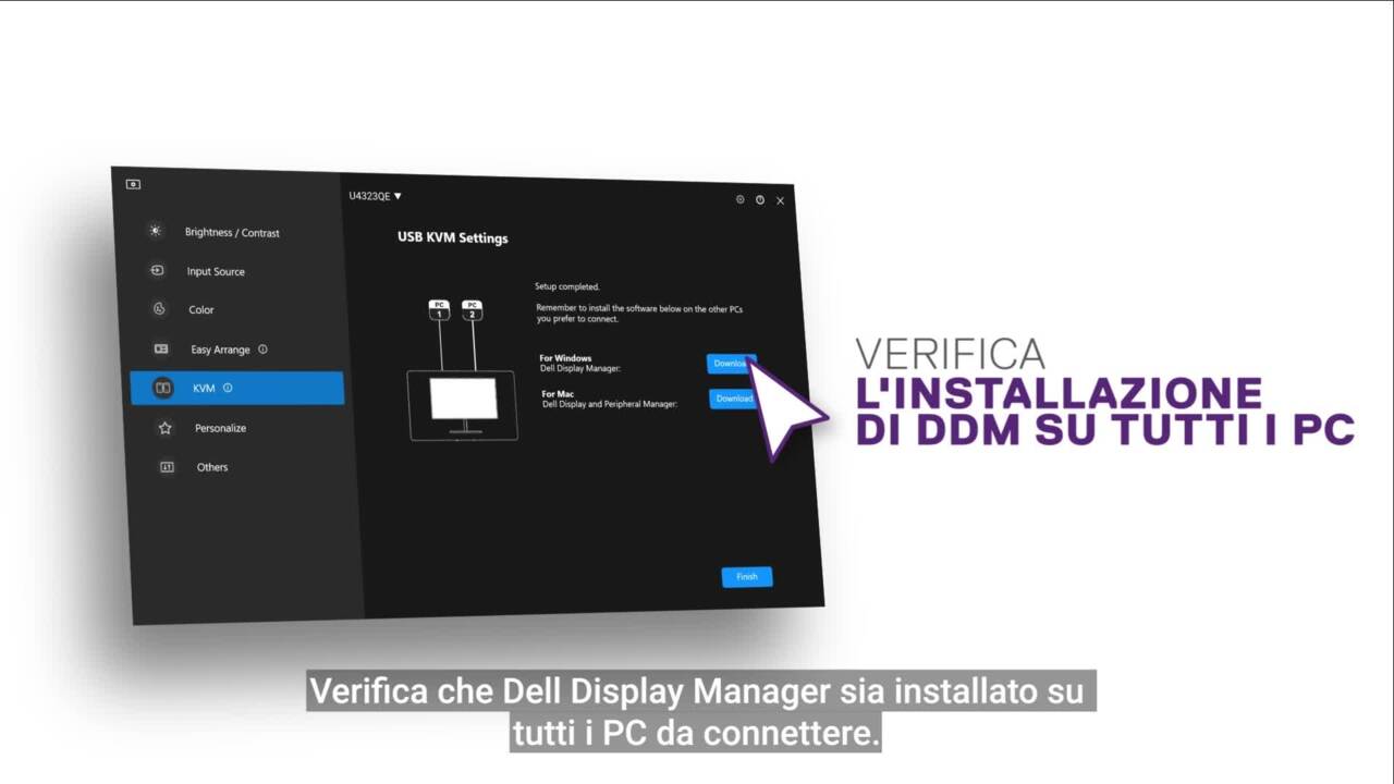 Esercitazione su Dell Display Manager 2.1