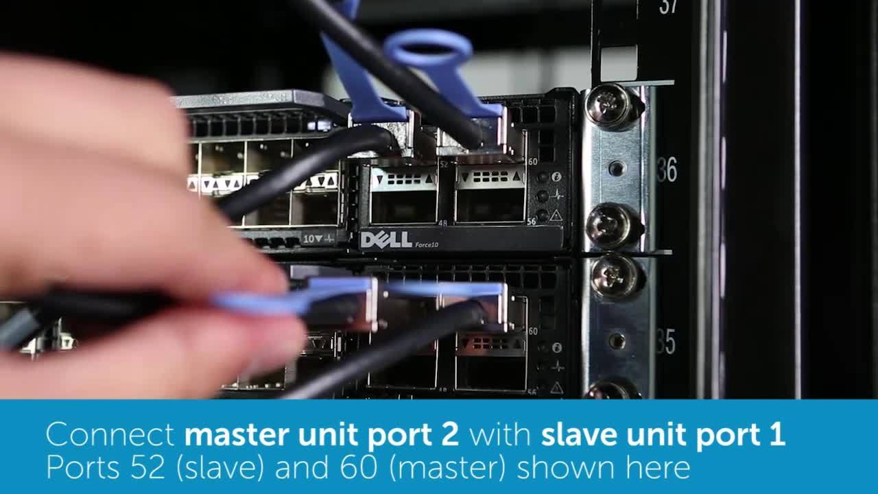 How to Configure Stacking switches for Dell Networking™ S5000