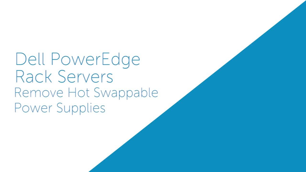 How to replace Power Supplies for PowerEdge R730