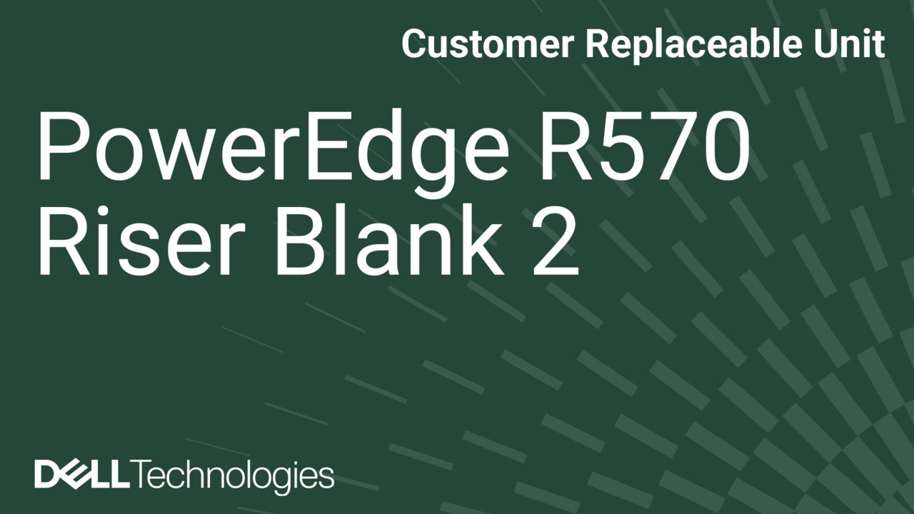 Come sostituire la protezione della scheda riser 2 su un PowerEdge R570