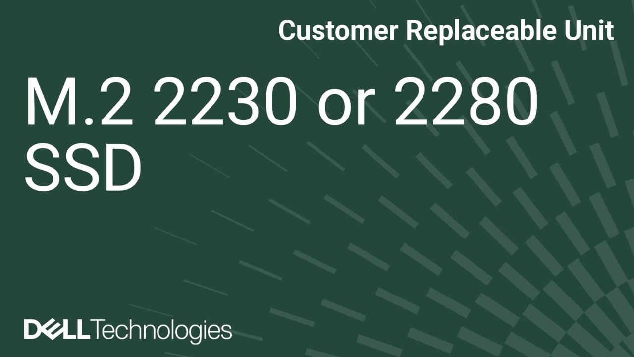 How to Replace the M.2 2230/M.2 2280 Solid-State Drive on OptiPlex 7420 AIO with High Performance Processor