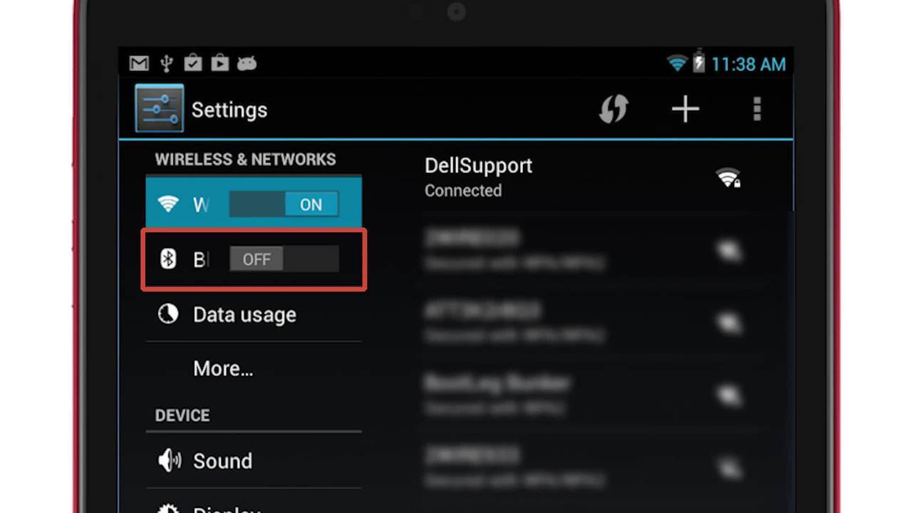 How to connect and manage Bluetooth devices with your Dell Venue tablet (Android)
